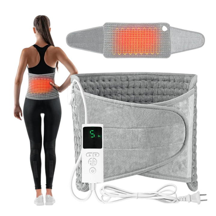 Cinturon Termico Electrico Para Dolor Lumbar Y Espalda
