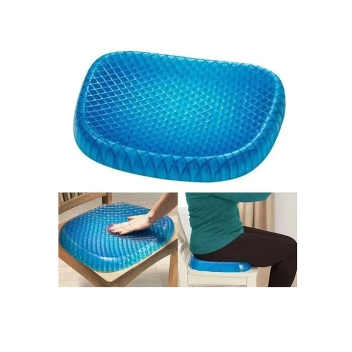 Cojin Ergonomico De Gel Para Silla Con Tecnologia Termica
