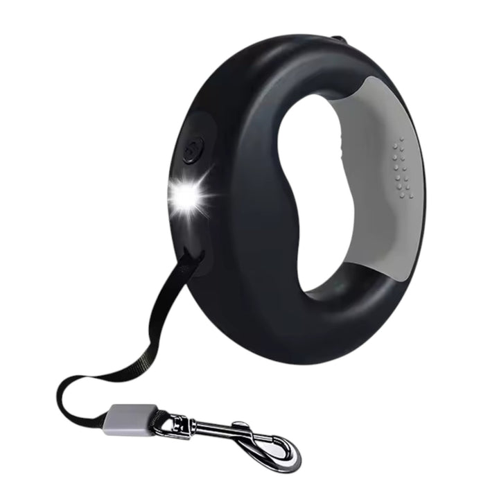 Collar Para Perro Con Luz LED, Retractil Y Diseño Moderno