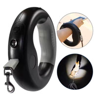 Collar Para Perro Con Luz LED, Retractil Y Diseño Moderno