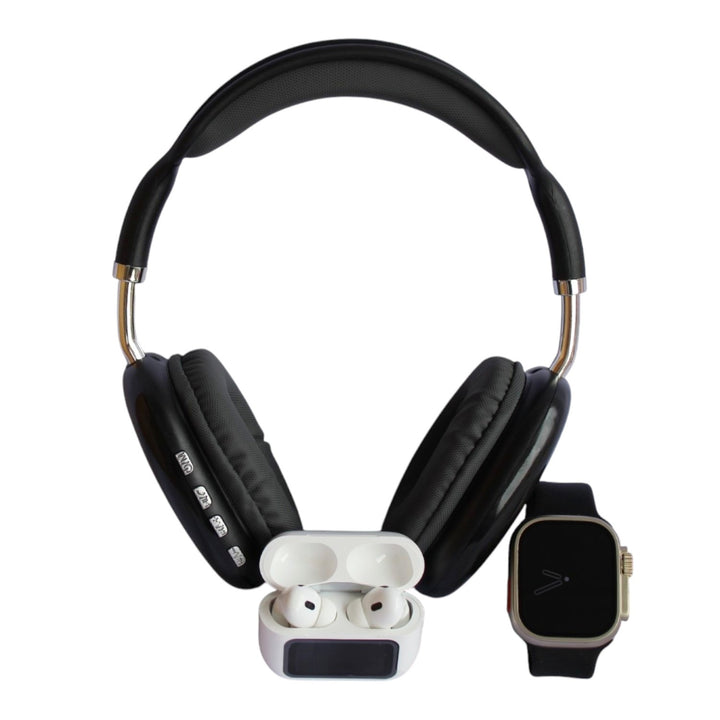 Combo Audifonos Inalambricos + Smartwatch + AirPods
