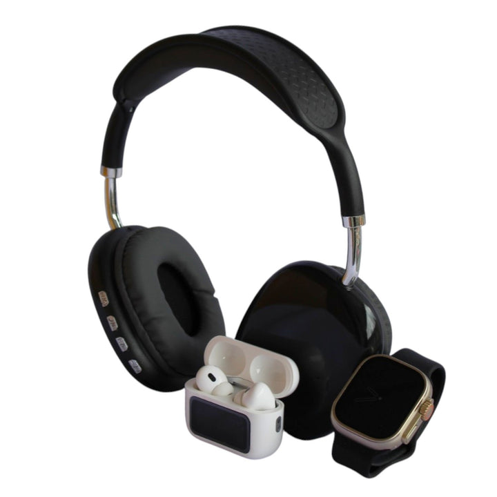 Combo Audifonos Inalambricos + Smartwatch + AirPods