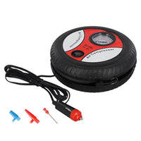 Compresor De Aire Portatil Para Carro Con Medidor