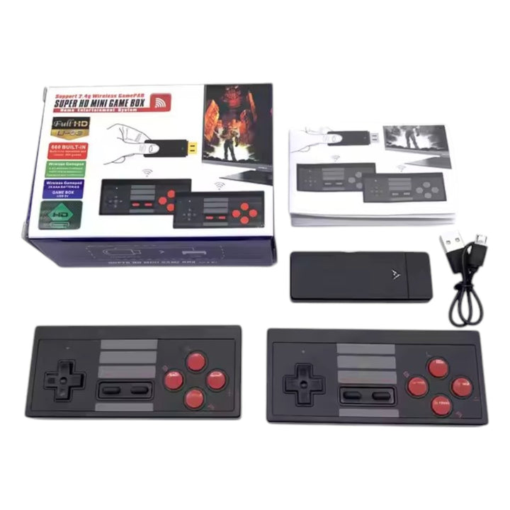 Consola Mini Retro HDMI TV Juegos Clasicos Pura Diversion