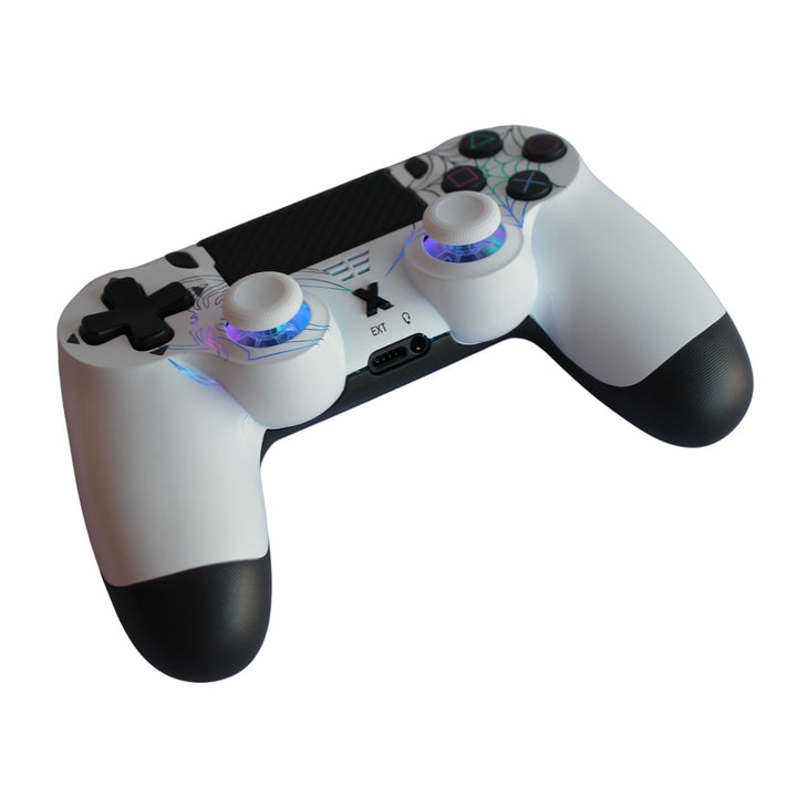 Control Ps4 Gamer Con Luz Led Evita Retraso Y Mejora Precision