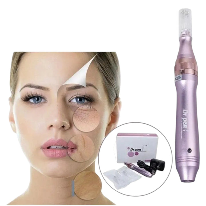 Dermapen Metalico Microneedling Electrico Facial