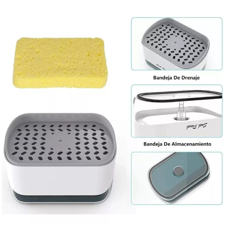 Dispensador Jabon Liquido Organizador Cocina