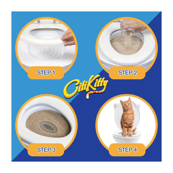 Entrenador de Inodoro para Gatos Fácil y Eficiente