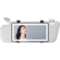 Espejo LED Para Auto Con Iluminacion Regulable Y Soporte