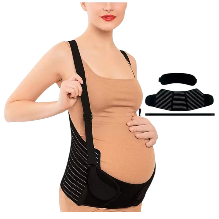 Faja Soporte Embarazo Con Tirantes Para Dolor De Espalda