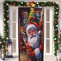 Forro Navideño Para Puerta Con Diseno