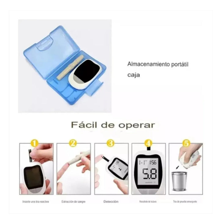 Glucometro Digital Portatil Para Control De Azucar