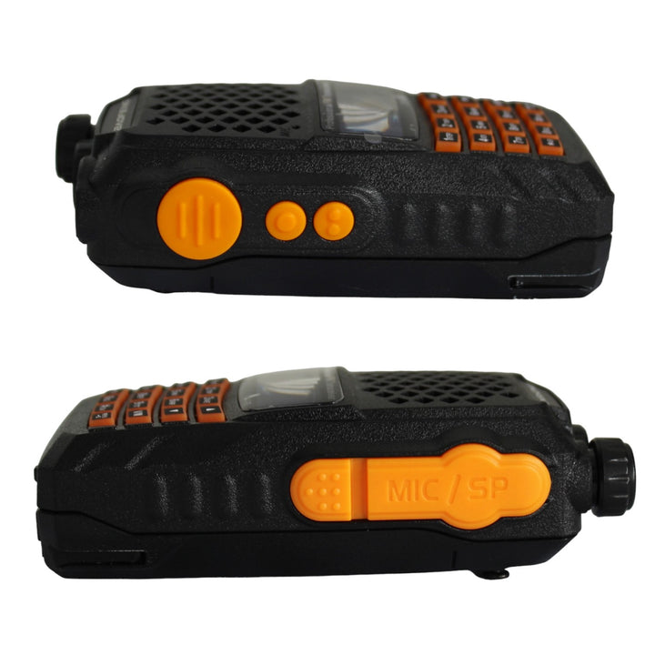 Walkie Talkie Duradero con Radio FM y Batería