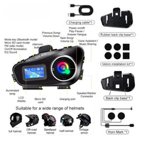 Intercomunicador Bluetooth Para Casco Moto Con Microfono