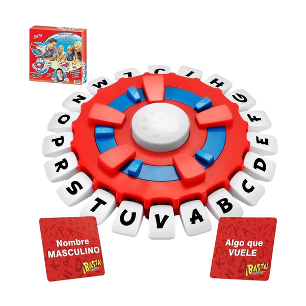 Basta Juego Interactivo Con Tarjetas Letras Y Temporizador