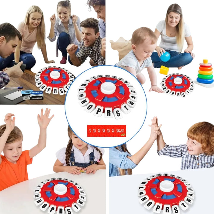 Basta Juego Interactivo Con Tarjetas Letras Y Temporizador