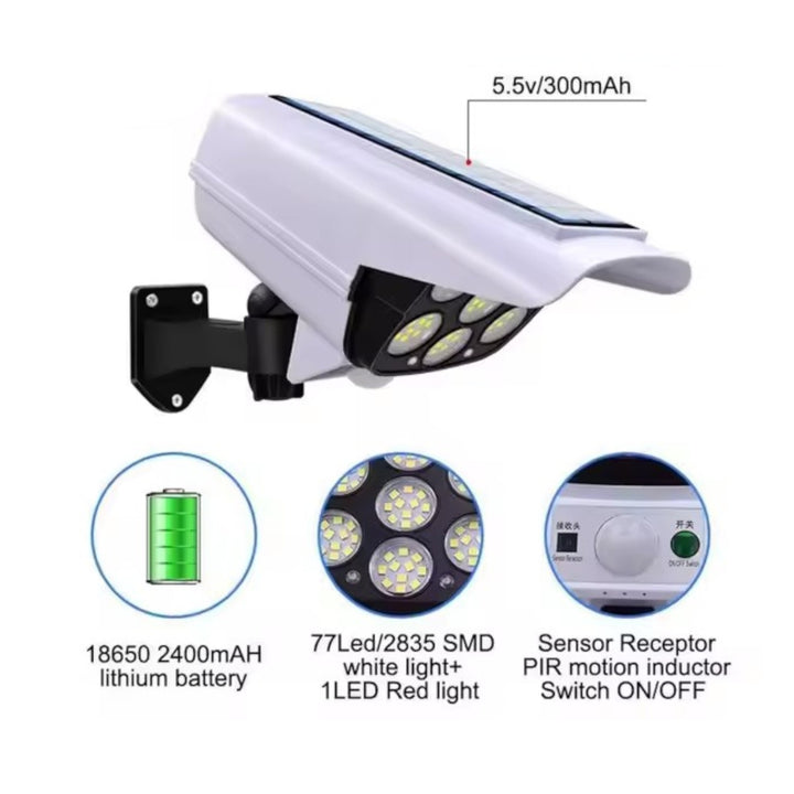 Lampara Solar Exterior con Control Para Iluminar Tu Hogar