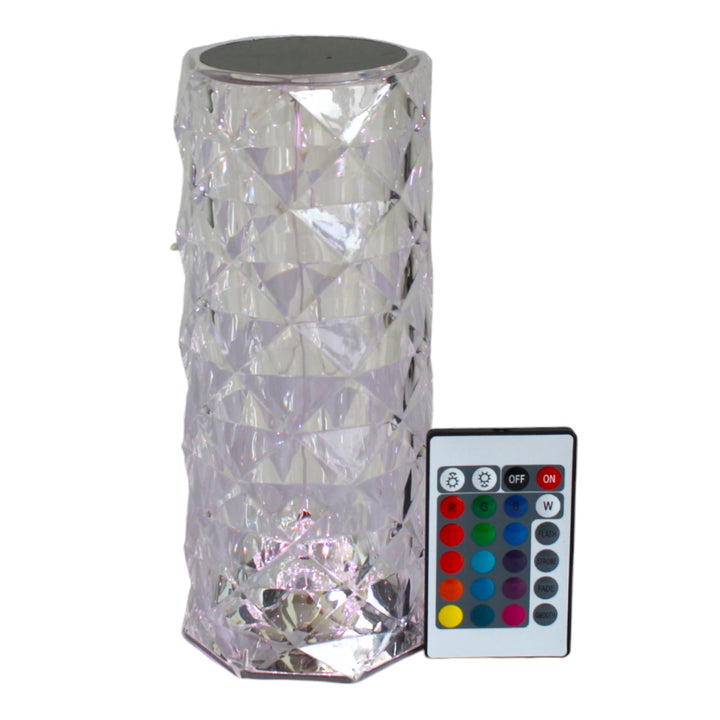 Lampara LED de Cristal con Control Táctil y Remoto