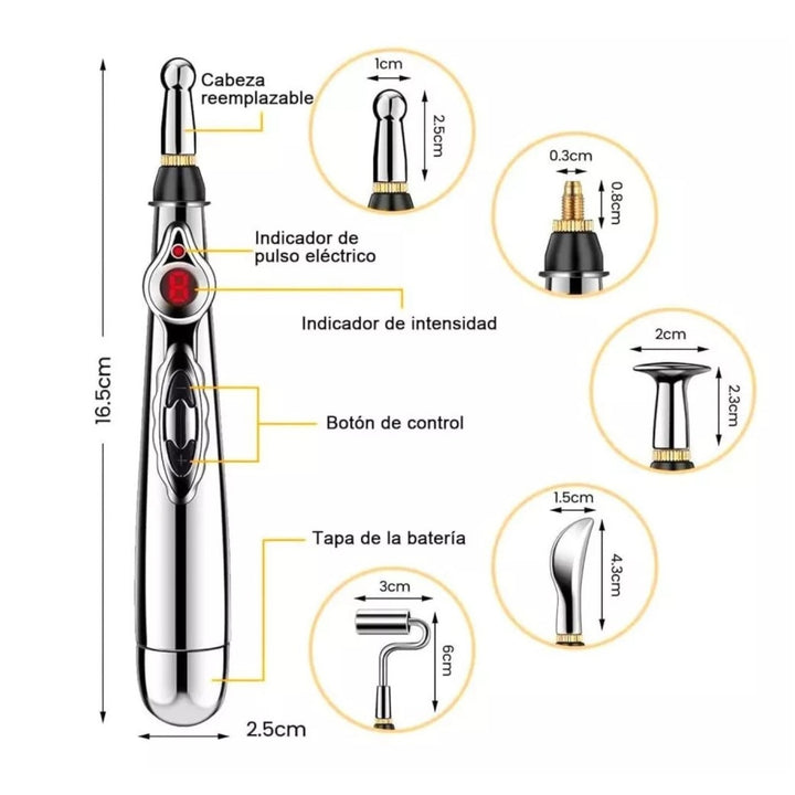 Lapiz De Acupuntura Masajeador Para Dolor Muscular Y Estrés