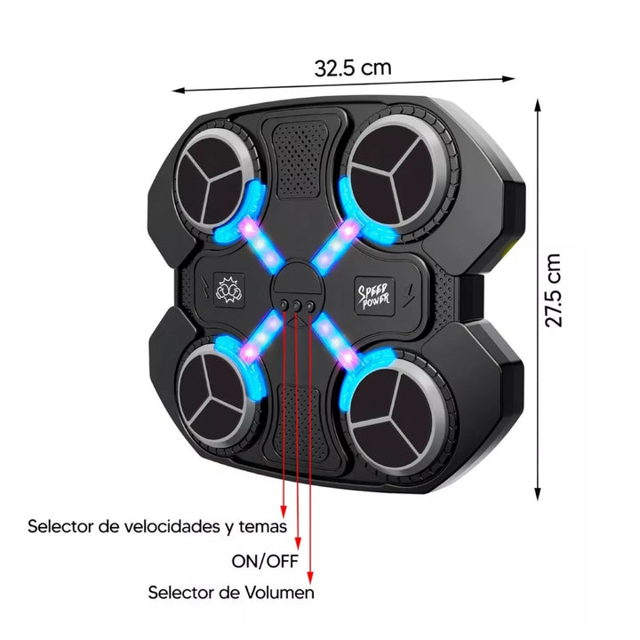 Maquina De Boxeo Con Sensor Mejora Reflejos Y Agilidad