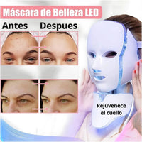 Mascara Led 7 Colores Rejuvenece Piel Antiarrugas Y Manchas