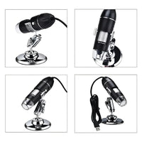 Microscopio Digital USB Con Luz LED Para Celular Y PC