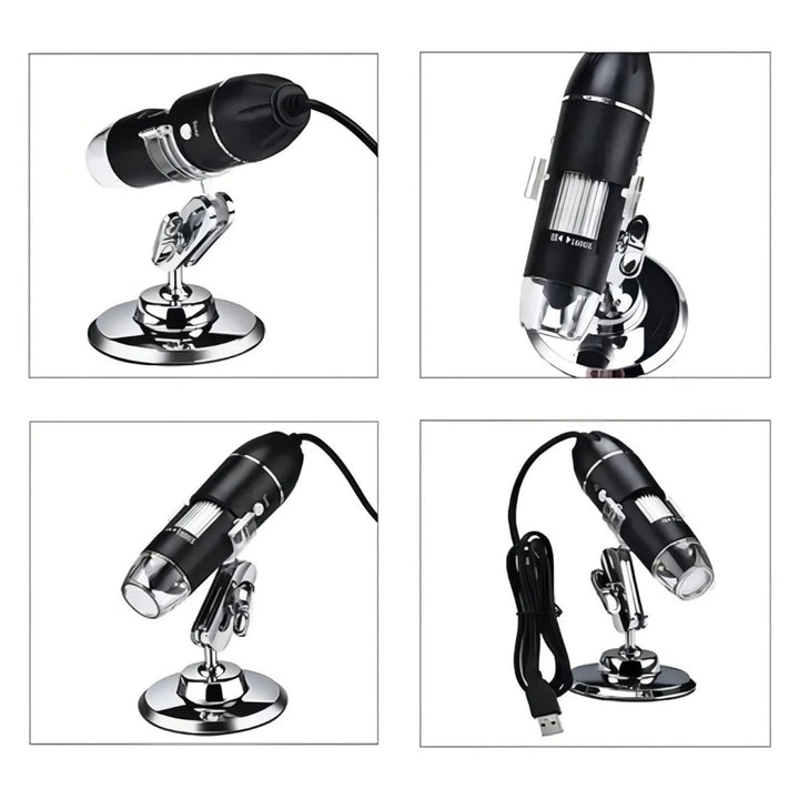 Microscopio Digital USB Con Luz LED Para Celular Y PC