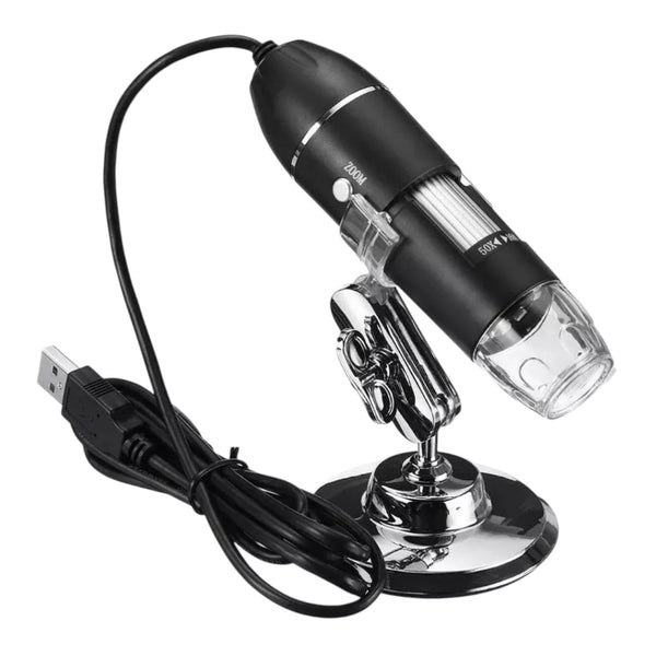 Microscopio Digital USB Con Luz LED Para Celular Y PC