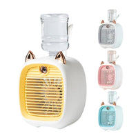 Mini Ventilador Portatil Con Difusor Para Escritorio