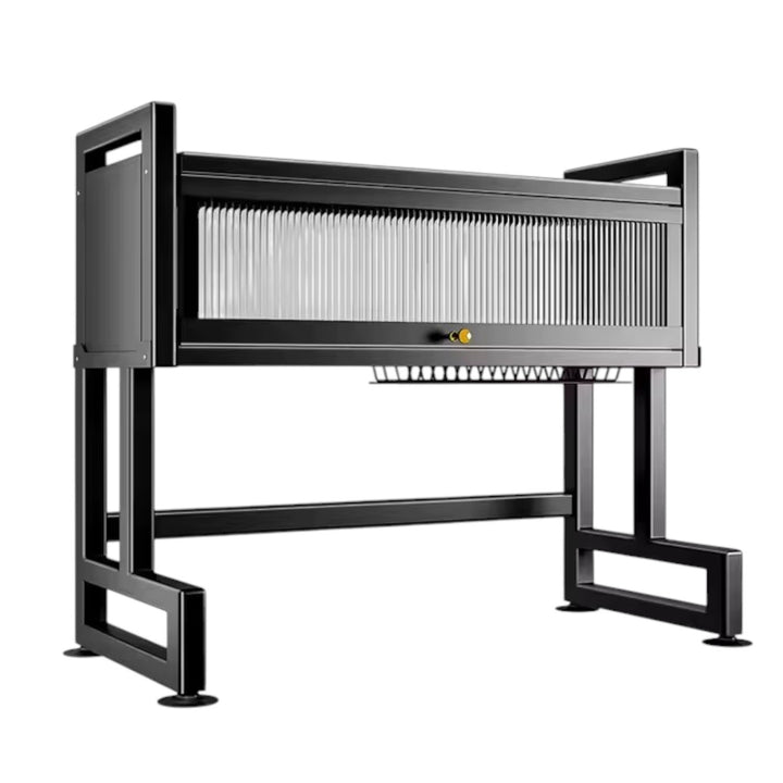 Organizador De Loza Con Tapa Para Cocina Moderna Y Ordenada