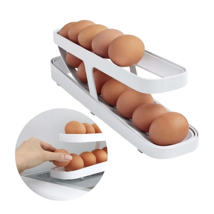 Organizador De Huevos De Cocina Con Diseño Practico