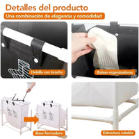 Cesta Organizadora Para Lavadora Separa La Ropa Facilmente