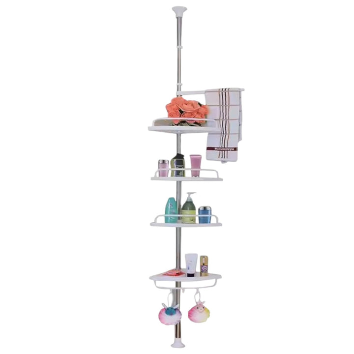 Organizador De Baño Esquinero Ajustable Con Bandejas