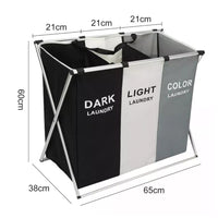 Organizador Ropa Sucia Plegable 3 Compartimientos