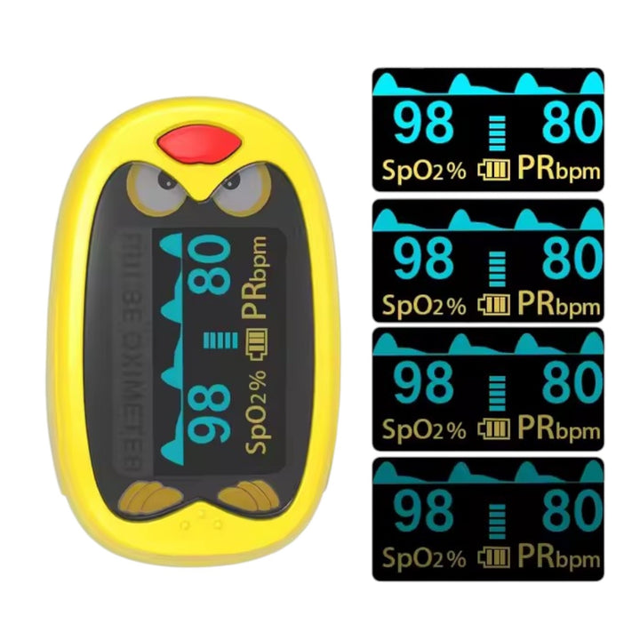 Oximetro Para Niños Portatil Pantalla Digital Facil Uso
