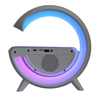 Reloj Speaker Inalambrico LED Musica Y Hora