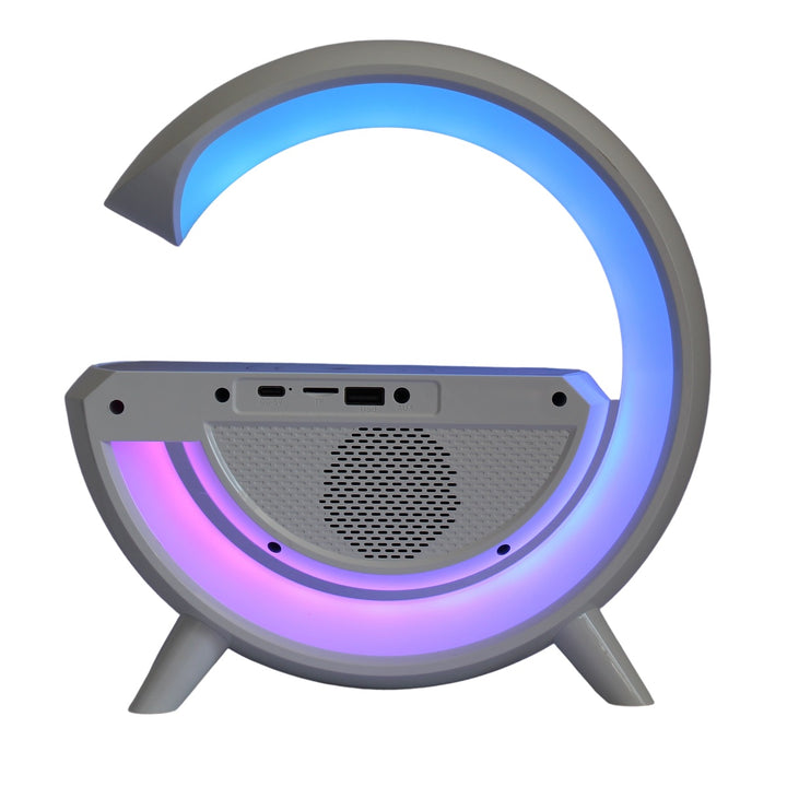 Reloj Speaker Inalambrico LED Musica Y Hora