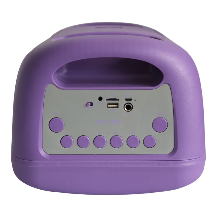 Parlante Bluetooth 8 Con Luces LED Y Micrófono Integrado