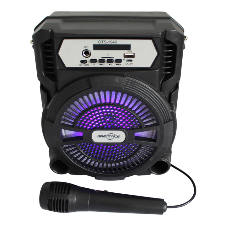 Parlante Portátil Bluetooth Luces LED Integradas