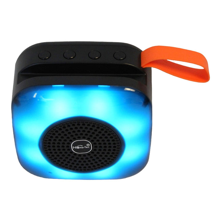 Parlante Portátil con Luz LED y Soporte para Móvil