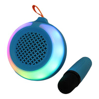 Parlante Portátil con Micrófono y Efectos de Luz