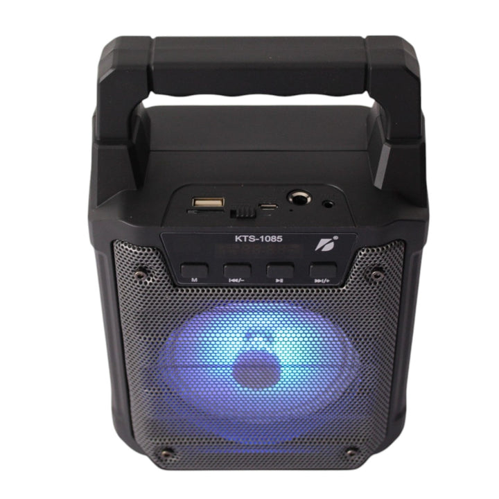 Parlante Portatil 1085 Con Luz Led Y Control