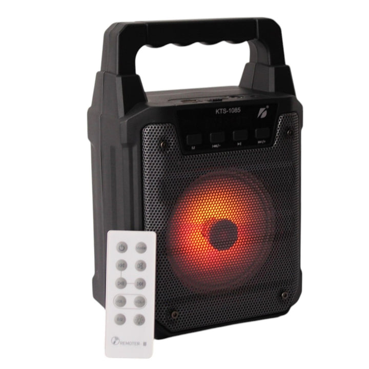 Parlante Portatil 1085 Con Luz Led Y Control