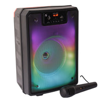 Parlante Portatil Con Microfono Para Karaoke En Casa