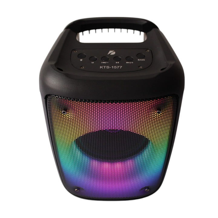 Parlante Con Luces Led Y Soporte Para Telefono