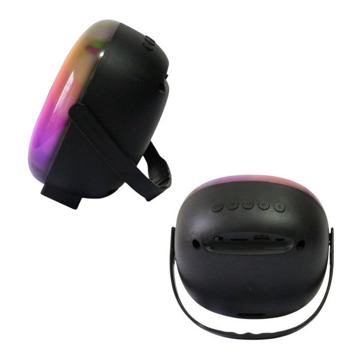 Parlante Bluetooth Usb Portatil Con Luces Led