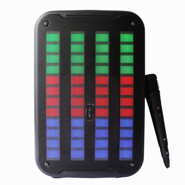 Parlante Inalambrico Potente Con Efectos Led Y Microfono