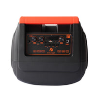 Parlante Portatil Con Microfono Luz Led Y Sonido Potente