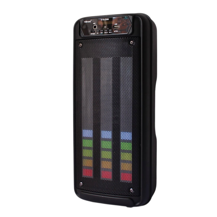 Parlante Portatil Con Luces Y Microfono Incluido