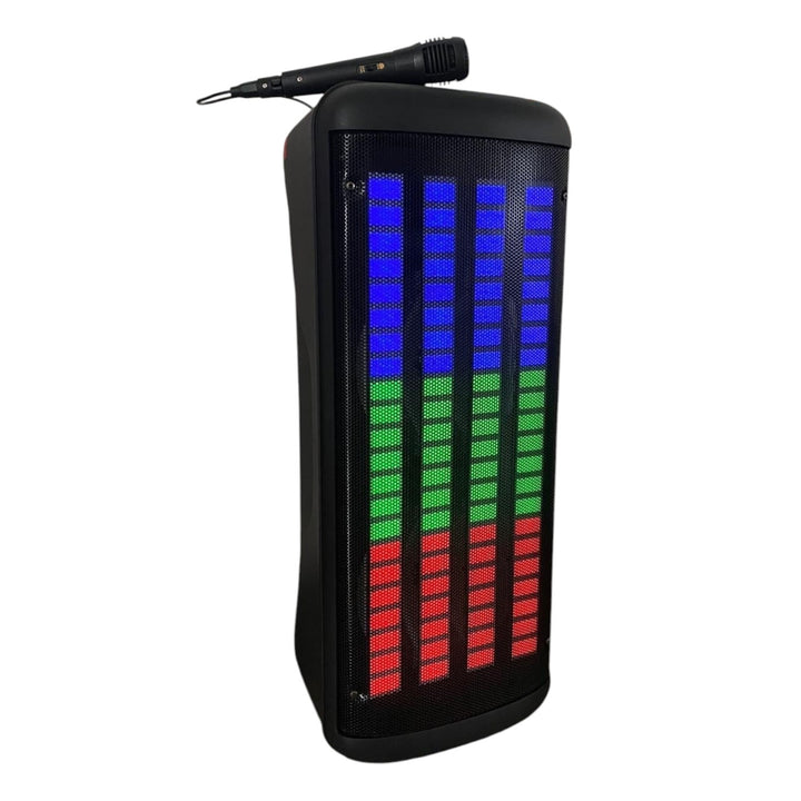 Parlante Portatil Torre Con Luces Rgb Potente Sonido